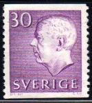Stamps : Europe : Sweden :  King Gustaf VI Adolf	