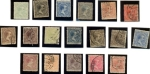 Stamps Europe - Spain -  1889. 1889-1899 1de Octubre Alfonso XIII Tipo Pelon. Nuevos y usados coleccion completa.