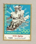 Stamps Yemen -  Juegos oimpicos Munich