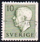 Stamps : Europe : Sweden :  King Gustaf VI Adolf	