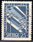 Stamps Sweden -  Telegraph service	