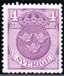 Stamps : Europe : Sweden :  Small Coat of arms	