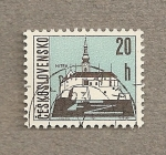 Stamps Czechoslovakia -  Ciudad de Nitra