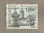 Stamps Czechoslovakia -  Ciudad de Ceske Budejovice