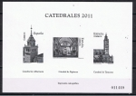 Stamps Spain -  Impresión calcográfica  Catedrales 2011
