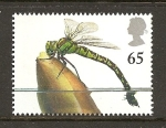 Stamps United Kingdom -  Libelula