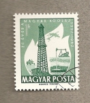 Stamps Hungary -  Torre petrolífera