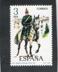 Stamps Spain -  2453- TENIENTE ARTILLERIA RODADA 1912
