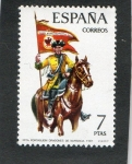 Stamps : Europe : Spain :  2200- PORTAGUION DRAGONES DE NUMANCIA 1737