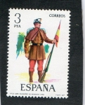 Stamps : Europe : Spain :  2383- CABO CAZADORES DE INFANTERIA 1860