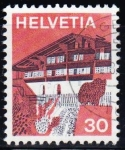 Stamps Switzerland -  Edificio	