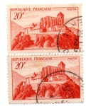 Stamps : Europe : France :  -1949-SERIE COMPLETA-Saint Bertrand de Comminges