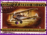 Stamps : America : Colombia :  Historia de la aviación colombiana