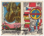 Stamps : Europe : Czechoslovakia :  INTERCOSMOS