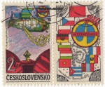 Stamps Czechoslovakia -  INTERCOSMOS