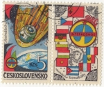 Stamps : Europe : Czechoslovakia :  INTERCOSMOS