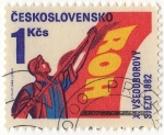 Stamps : Europe : Czechoslovakia :  X  VSEODBOROVÝ SJEZD 1982