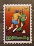 Stamps Africa - Algeria -  MUNDIAL FUTBOL MEXICO 86