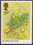Stamps United Kingdom -  INSECTOS DEL REINO UNIDO. SALTAMONTES