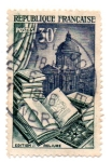 Stamps : Europe : France :  1954-PRODUCTOS DE LUJOS-SERIE-EDITION ET RELIURE