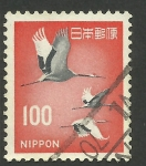Stamps Japan -  Cigüeñas
