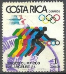 Stamps : America : Costa_Rica :  Juegos Olimpicos de los Angeles