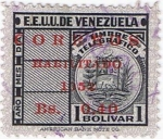 Stamps Venezuela -  TIMBRE FISCAL 1 BOLIVAR