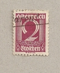 Stamps Austria -  Cifra