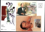Stamps Spain -  Exposición Mundial de Filatelia España 2000 - Música: Julio Iglesias - SPD