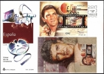Stamps Spain -  Exposición Mundial de Filatelia España 2000 - Cine: Antonio Banderas - SPD
