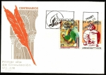 Stamps Spain -  Centenarios - Fray Luis de León - Abd Al-Rahman III - SPD