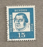 Stamps Germany -  Martín Lutero