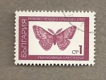 Sellos de Europa - Bulgaria -  Mariposa Perisomena caecigena