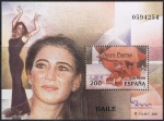 Stamps : Europe : Spain :  HB ESPAÑA 2000. DANZA. SARA BARAS