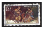 Stamps Spain -  (1764) Navidad de 1966. Nacimiento ( Duque de Cornejo)