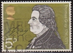 Stamps : Europe : United_Kingdom :  Gran Bretaña 1971 Scott 652 Sello º Escritor Thomas Gray (1716-71) Grande Bretagne Great Britain 