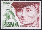 Stamps : Europe : Spain :  HELEN KELLER