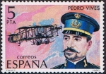 Stamps : Europe : Spain :  PIONEROS DE LA AVIACIÓN. PEDRO VIVES VICH
