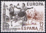 Stamps Spain -  EUROPA 1981. JOTA ARAGONESA