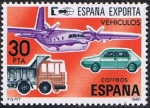 Stamps : Europe : Spain :  ESPAÑA EXPORTA. VEHÍCULOS DE TRANSPORTE