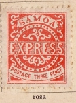 Stamps : Oceania : Samoa :  Edicion de 1877