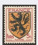Sellos de Europa - Francia -  Escudo (Flandre)