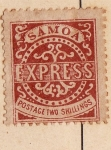 Sellos de Oceania - Samoa Occidental -  Edicion de 1877