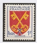 Stamps France -  Escudo (Contat Venaissin)