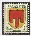 Stamps France -  Escudo (Auvergne)
