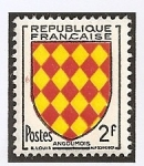 Sellos de Europa - Francia -  Escudo (Angoumois)