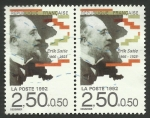 Stamps : Europe : France :  Erik Satie, compositor
