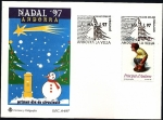 Sellos de Europa - Andorra -  Navidad 1997 - El caganer  SPD