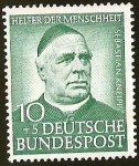 Stamps Germany -  DEUTSCHE BUNDES POST - SEBASTIAN KNEIPP