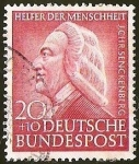 Stamps Germany -  DEUTSCHES BUNDES POST - JCHR. SENCKENBERG